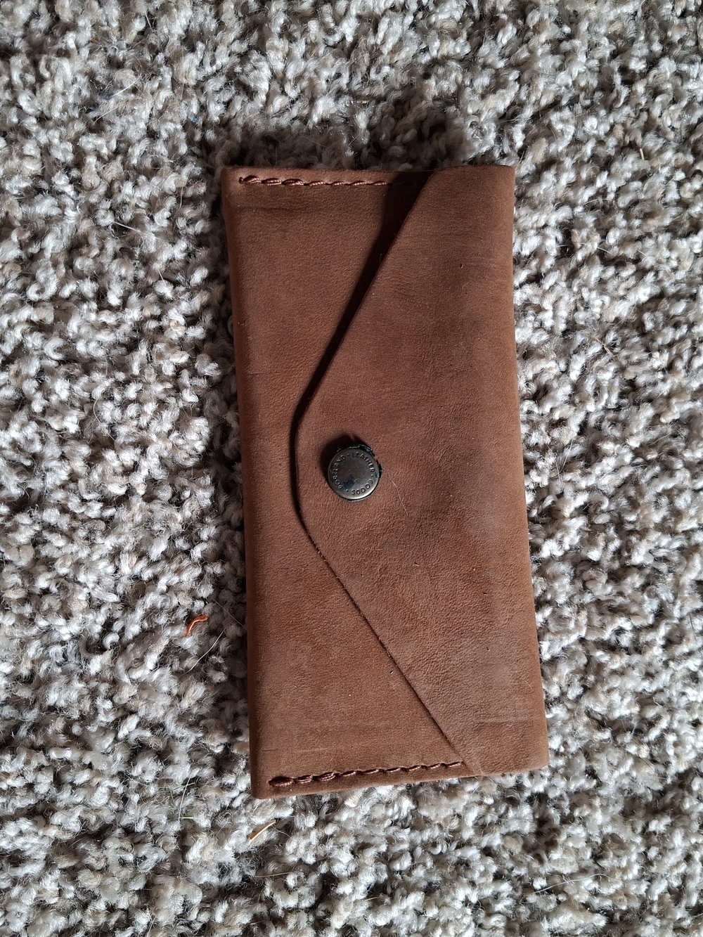 Portland Leather Envelope wallet Brown Full Grain * discontinued style